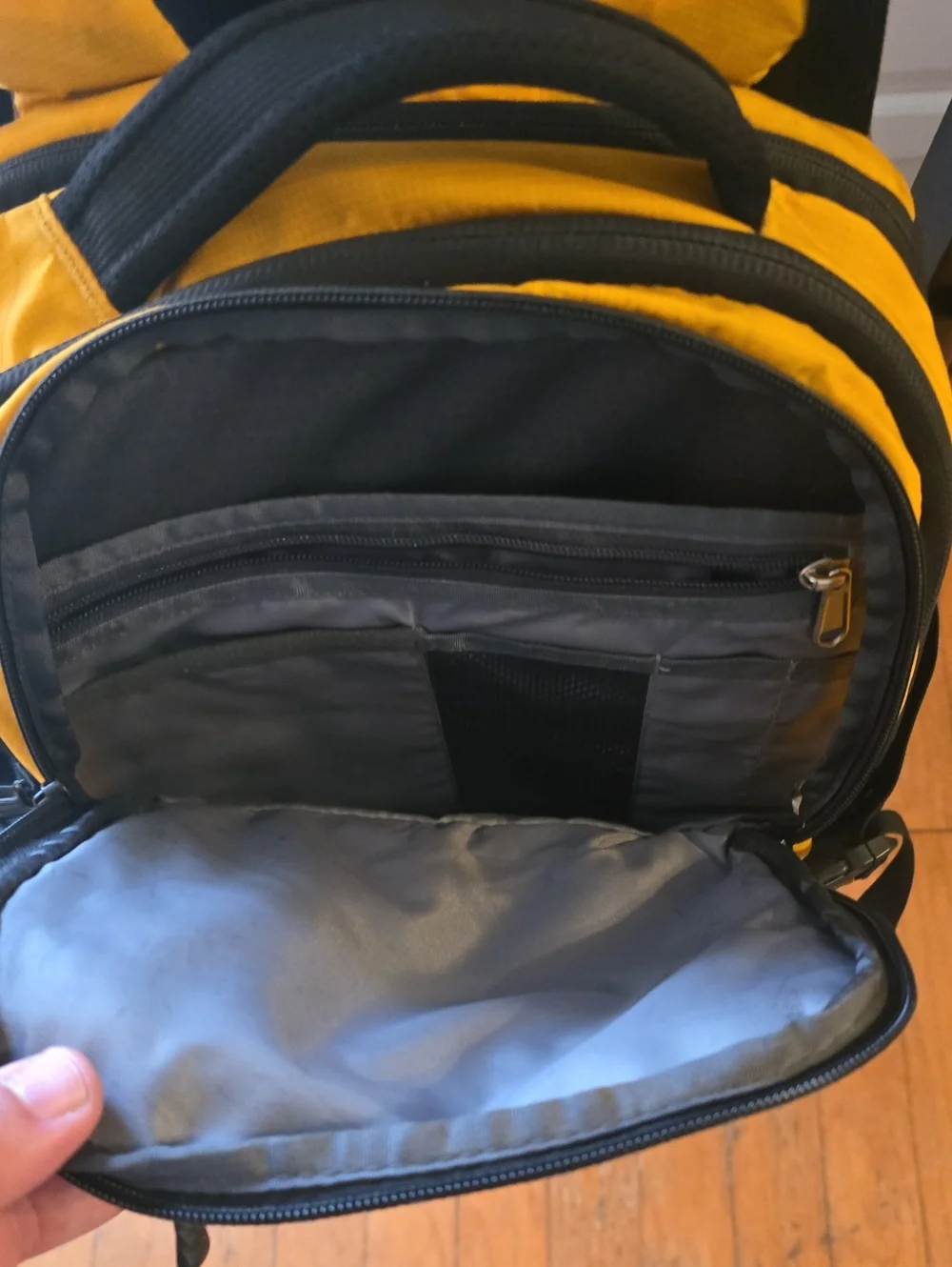 The North Face Recon Yellow and Black Men's Backpack